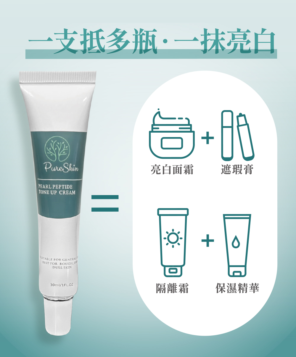 珍珠胜肽素顏霜